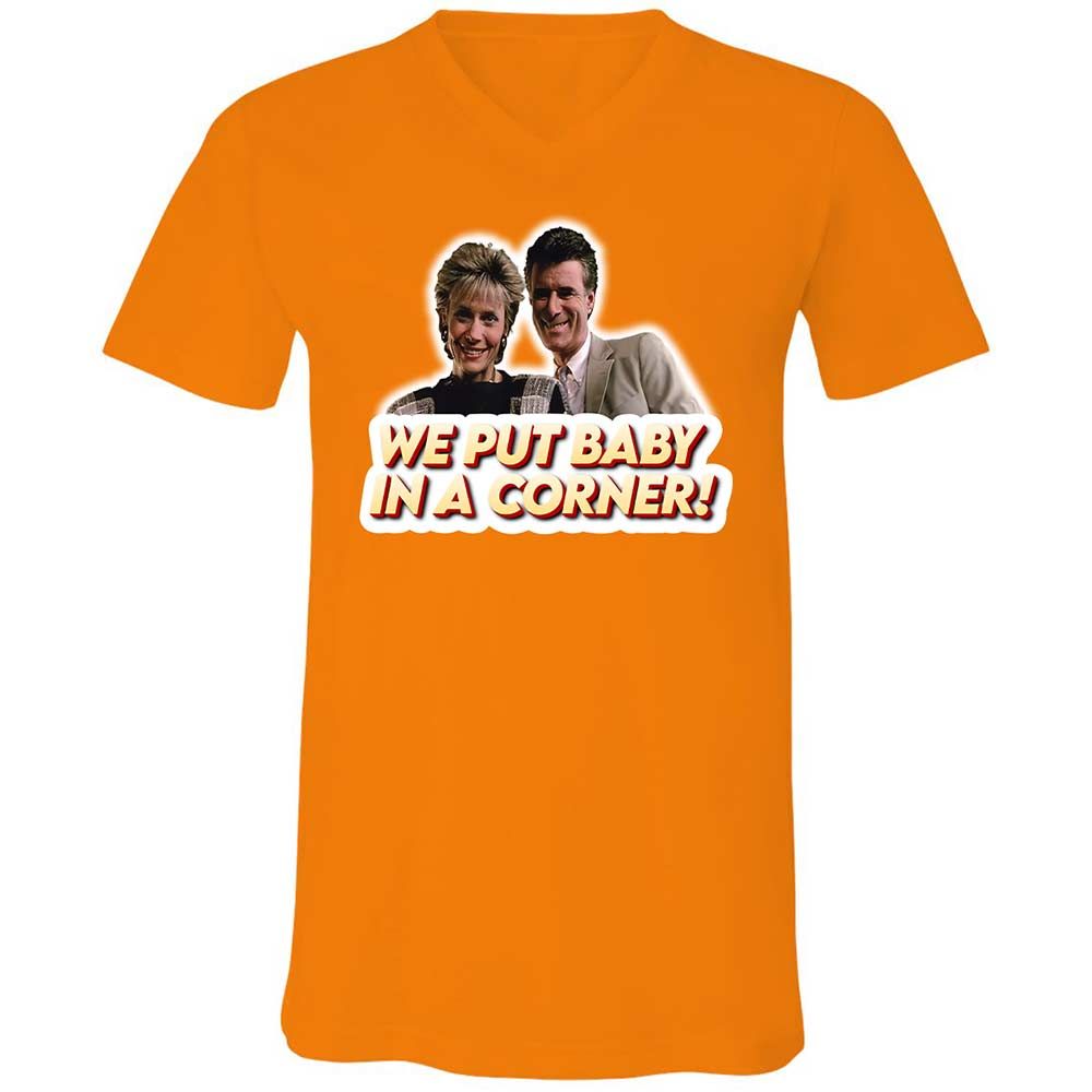 Unisex V-Neck T-Shirt - XS3JF3F2 - Orange - 12
