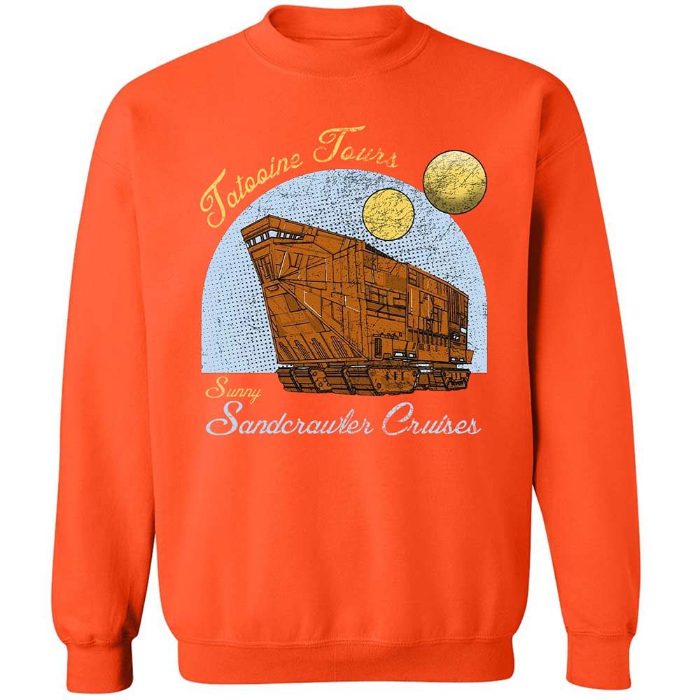 Classic Unisex Sweatshirt - Q3SDK1Z6 - Orange - 12