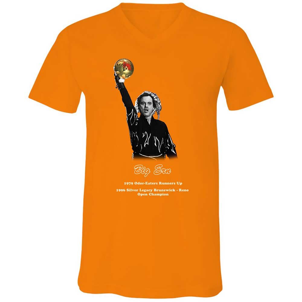 Unisex V-Neck T-Shirt - SCDEBWEH - Orange - 12