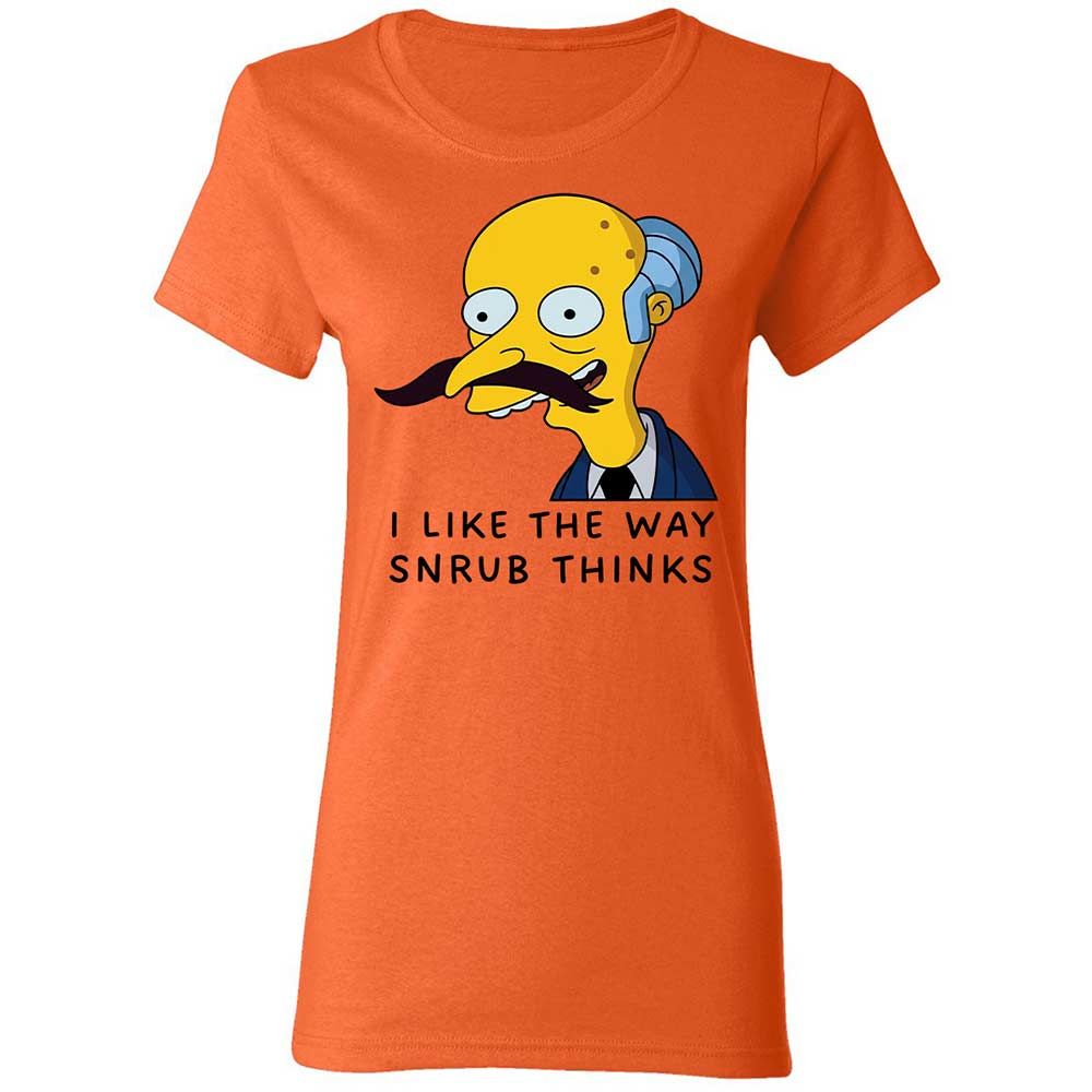 I Like the Way Snrub Thinks - Orange - 12