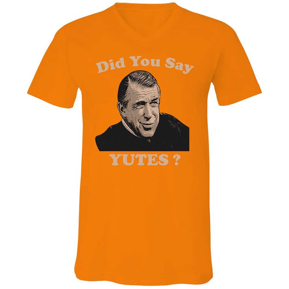 Unisex V-Neck T-Shirt - P692FN77 - Orange - 12