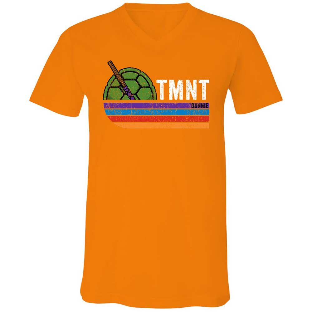 Unisex V-Neck T-Shirt - NZ6CC6HB - Orange - 12