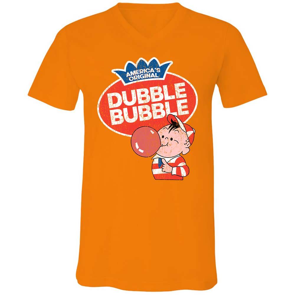 Unisex V-Neck T-Shirt - L2UQU8S7 - Orange - 12