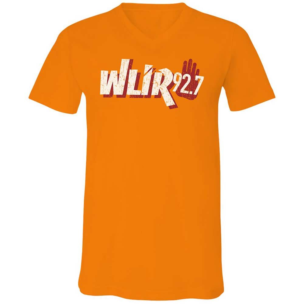 Unisex V-Neck T-Shirt - K6HW8WC5 - Orange - 12
