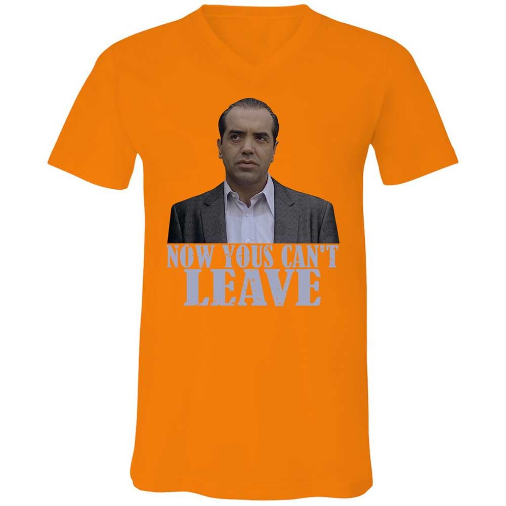 Unisex V-Neck T-Shirt - L3LRG4L3 - Orange - 12