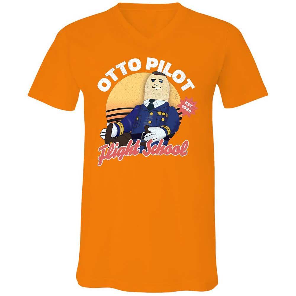 Unisex V-Neck T-Shirt - GW3A8KDK - Orange - 12