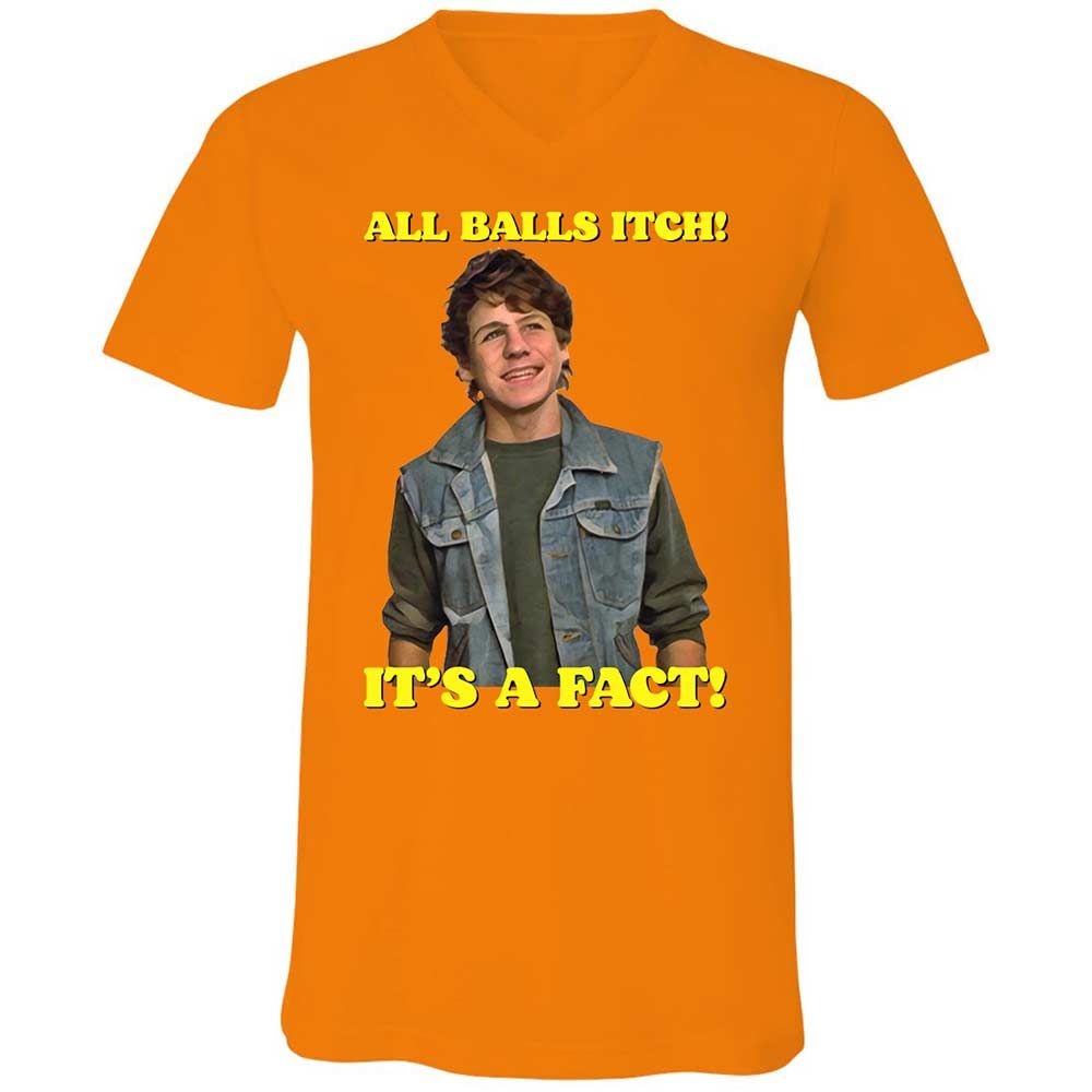 Unisex V-Neck T-Shirt - P29SQRUD - Orange - 12