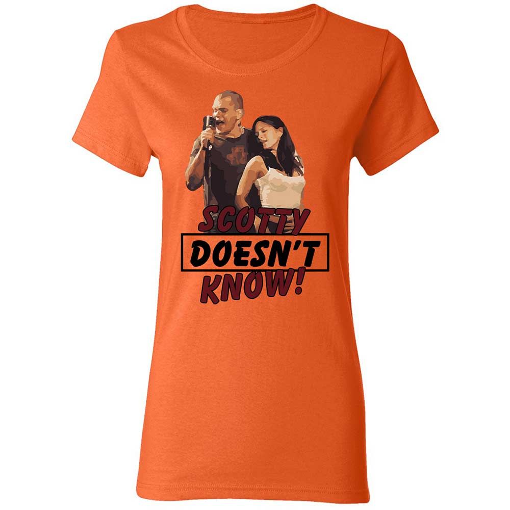 He Doesn't Know - Orange - 12