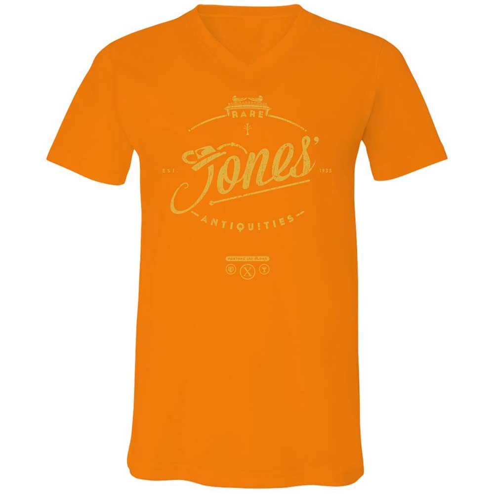 Unisex V-Neck T-Shirt - M6GULHET - Orange - 12