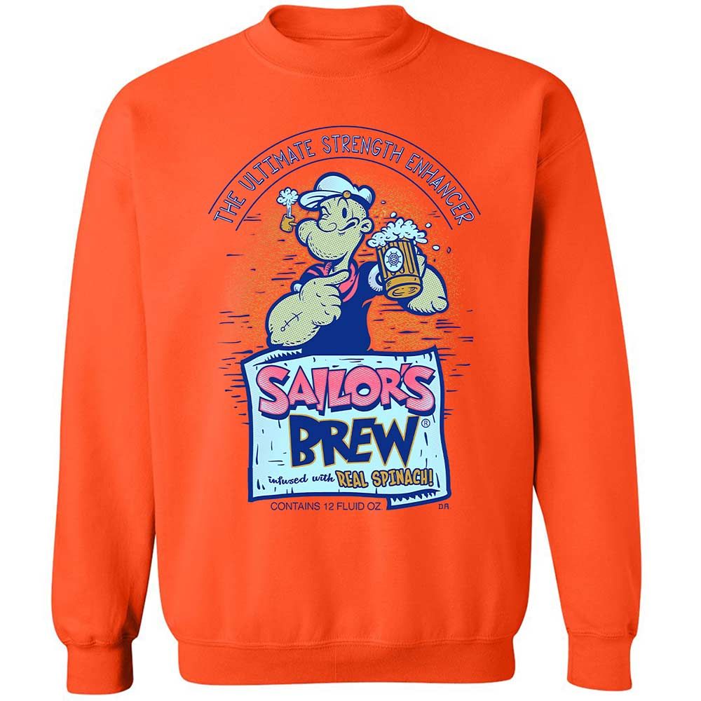 Classic Unisex Sweatshirt - N3NEKWPU - Orange - 12