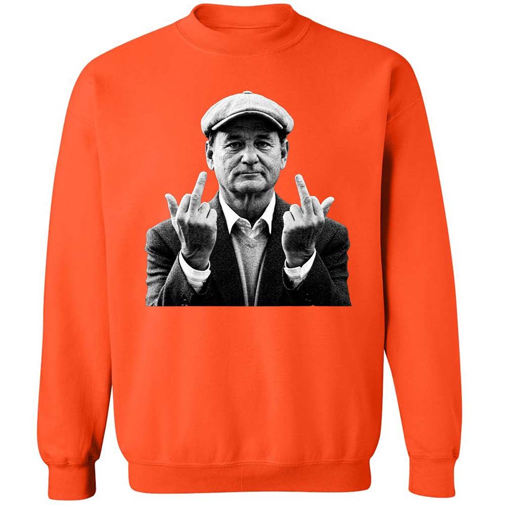 Bill Murray Middle Finger - Orange - 12