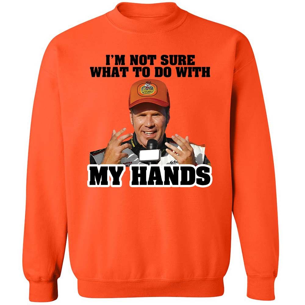 I'm Not Sure What To Do With My Hands - Orange - 12