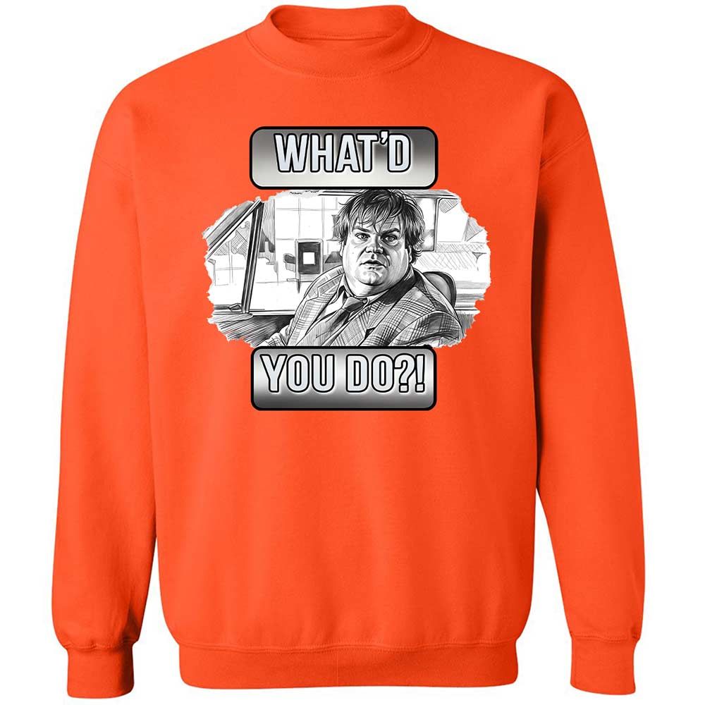 Classic Unisex Sweatshirt - TR5HG98U - Orange - 12