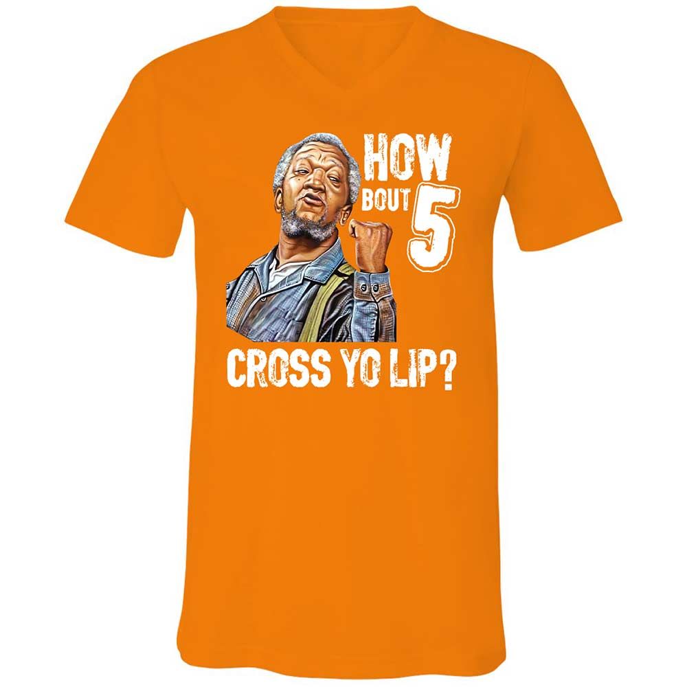 How bout 5 cross yo lip - Orange - 12