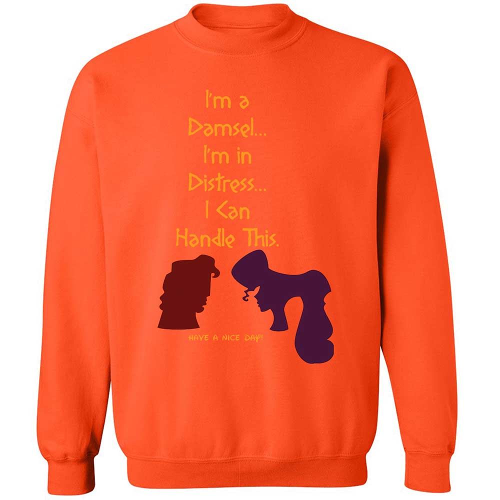 Classic Unisex Sweatshirt - C6JSKPB3 - Orange - 12