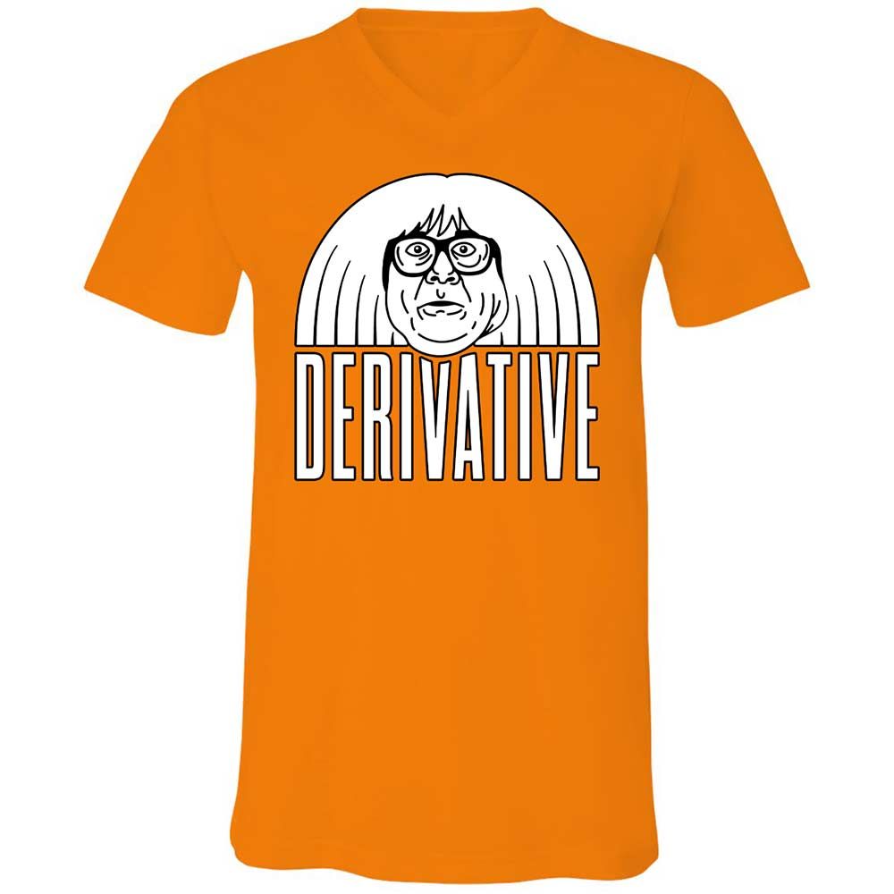 Unisex V-Neck T-Shirt - NCKZ2BPV - Orange - 12