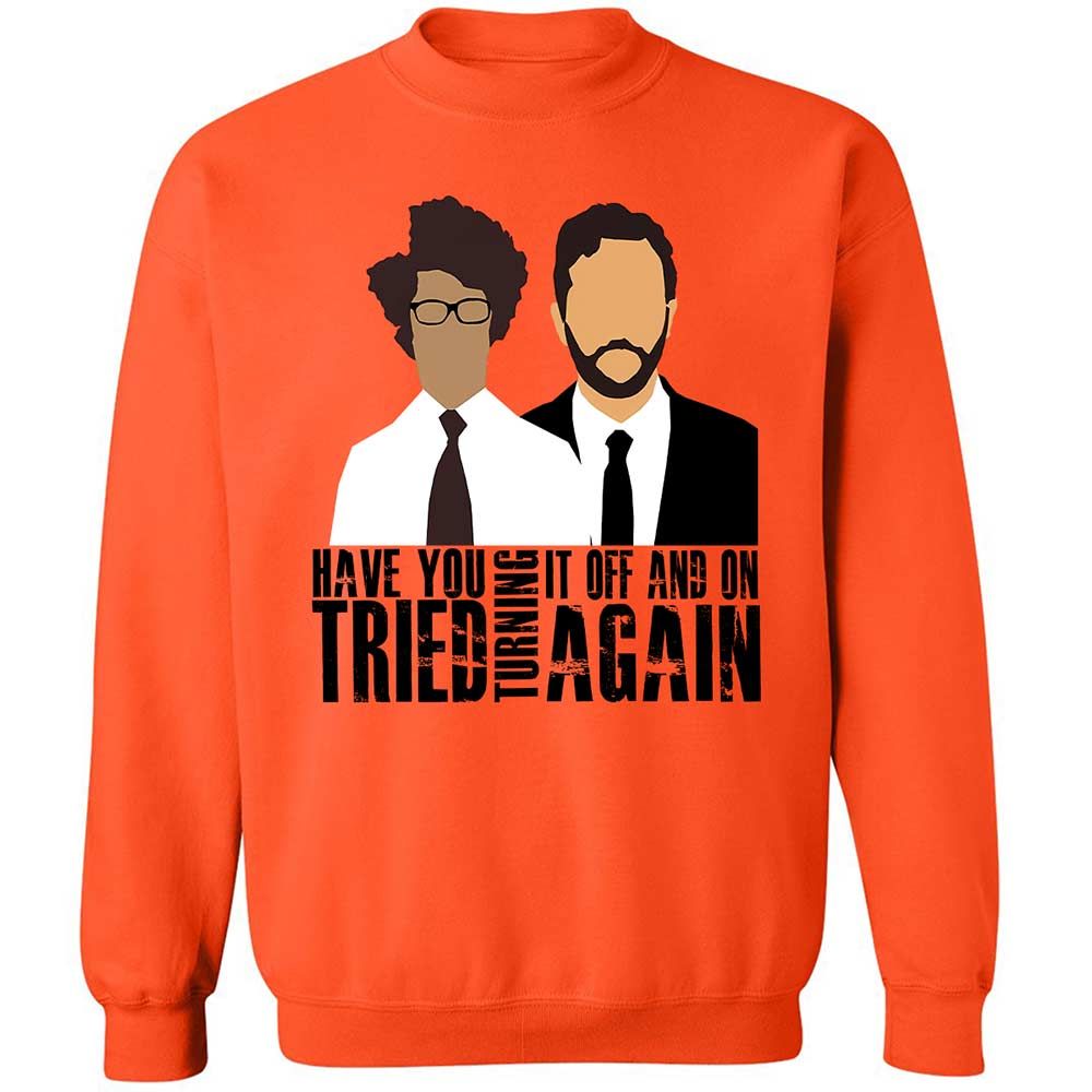 Classic Unisex Sweatshirt - HQSV3TAX - Orange - 12