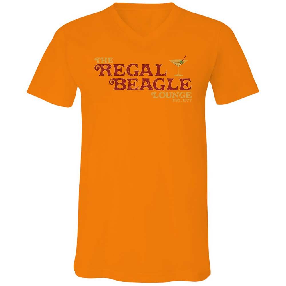 Unisex V-Neck T-Shirt - 9624Z5Z1 - Orange - 12