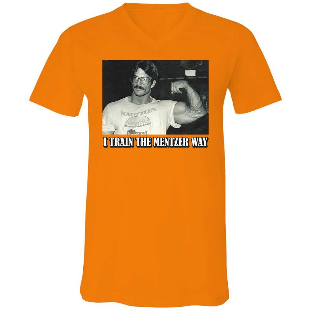 Unisex V-Neck T-Shirt - U28ZYD3U - Orange - 12