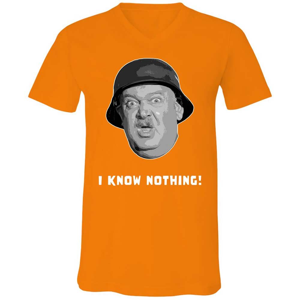 Unisex V-Neck T-Shirt - LAQ7S2SF - Orange - 12