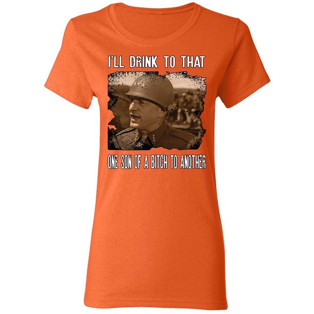 Women's T-Shirt - A4LZNYUJ - Orange - 12
