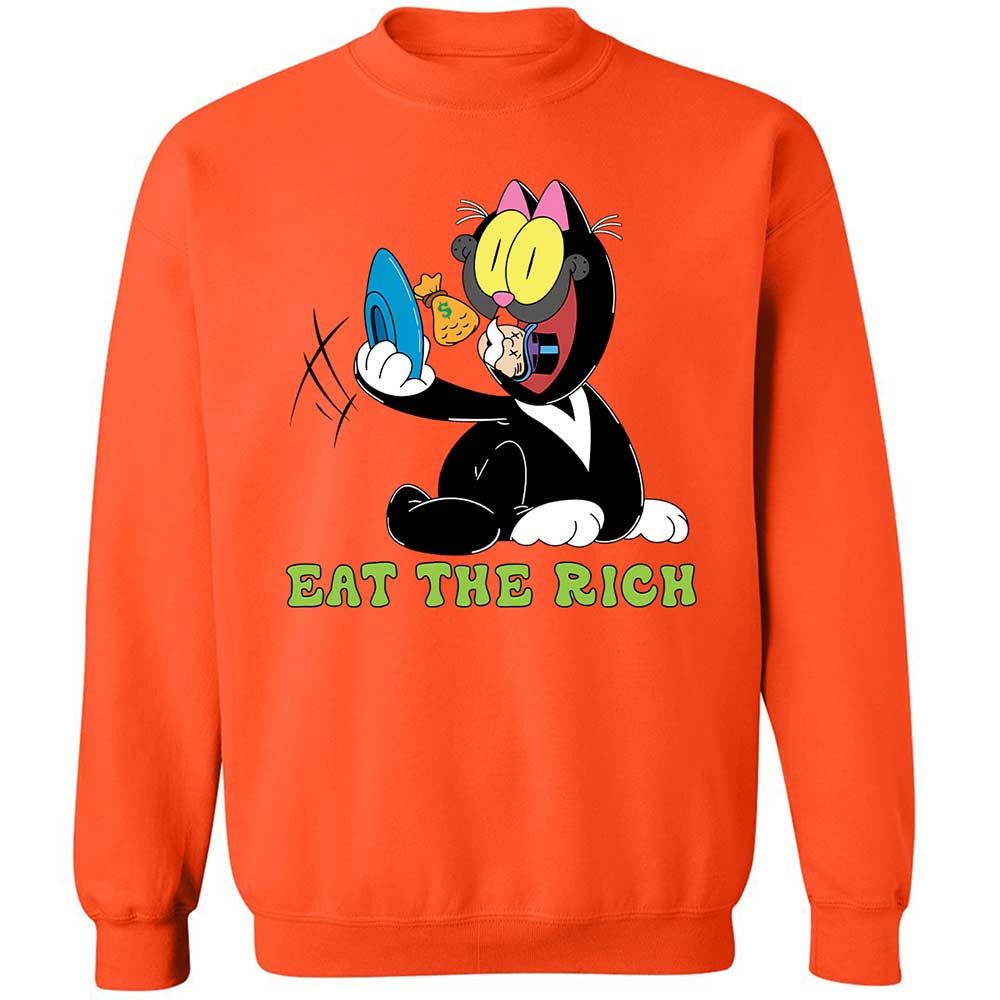 Classic Unisex Sweatshirt - HKH4A8VL - Orange - 12