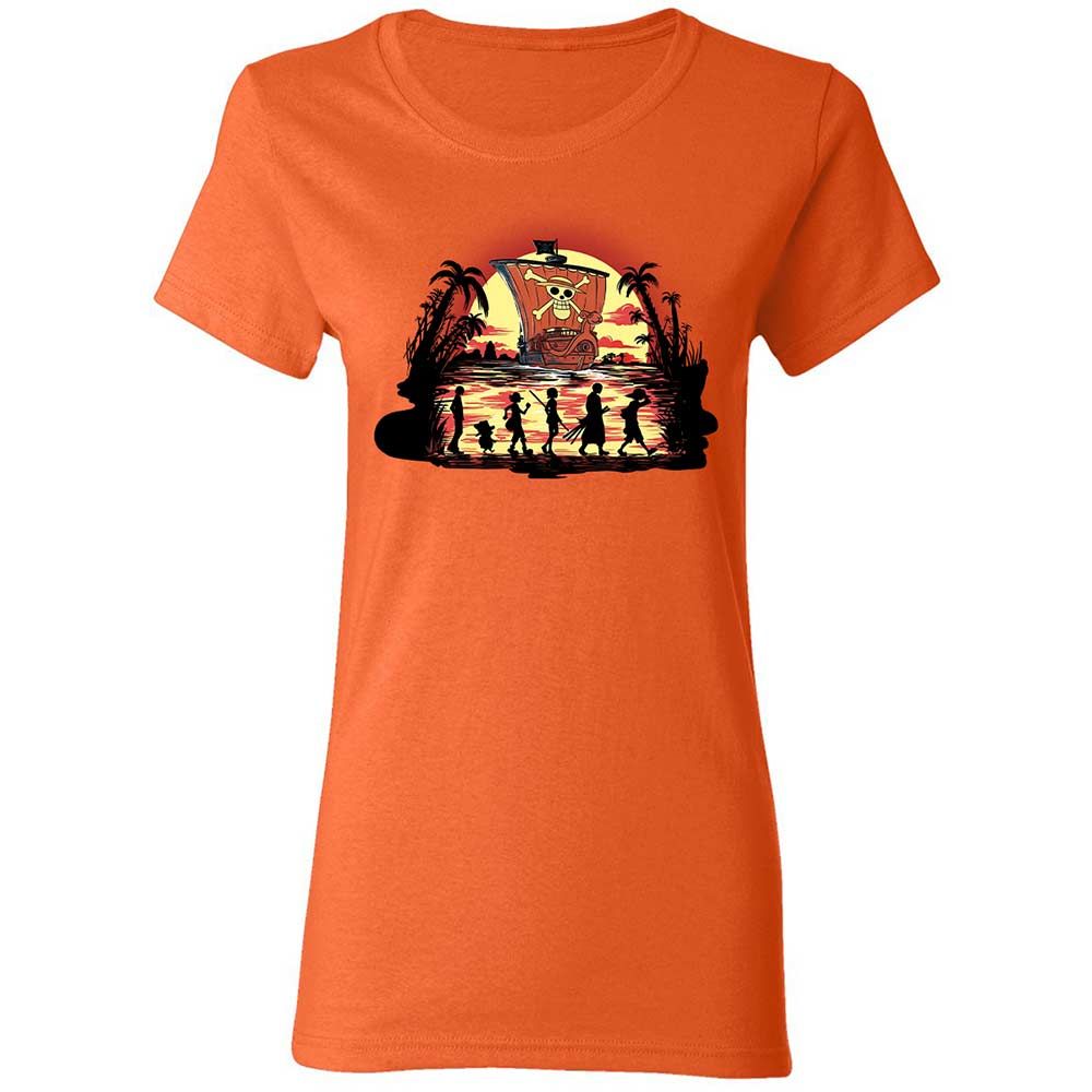 Women's T-Shirt - E883EFGQ - Orange - 12