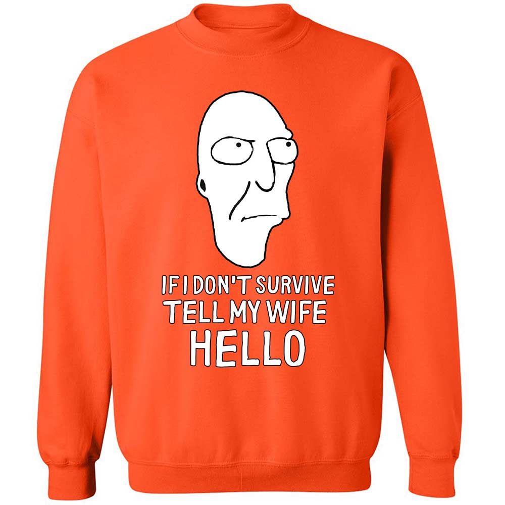 Classic Unisex Sweatshirt - 69ARHAX6 - Orange - 12