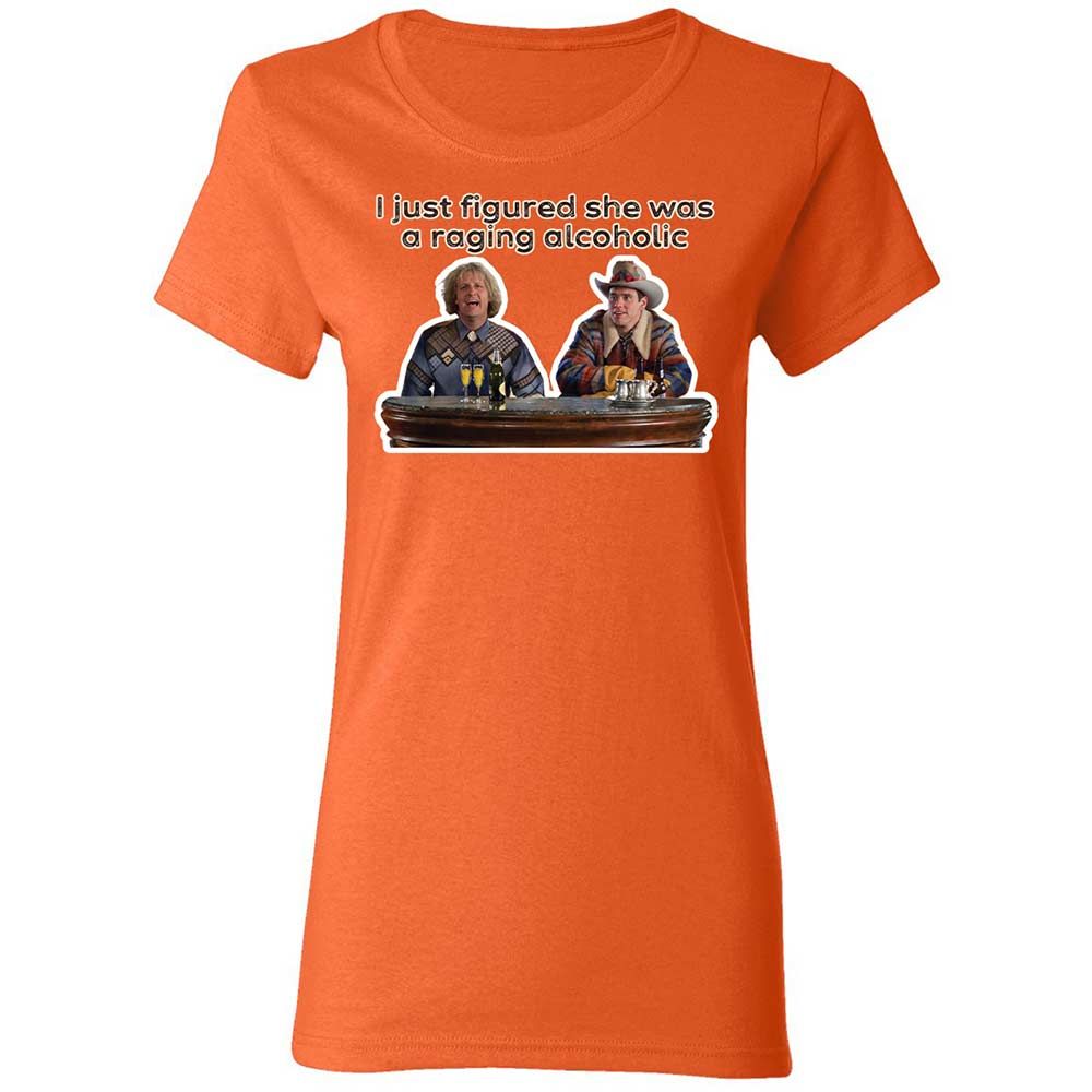 Women's T-Shirt - 4KC3NLHQ - Orange - 12