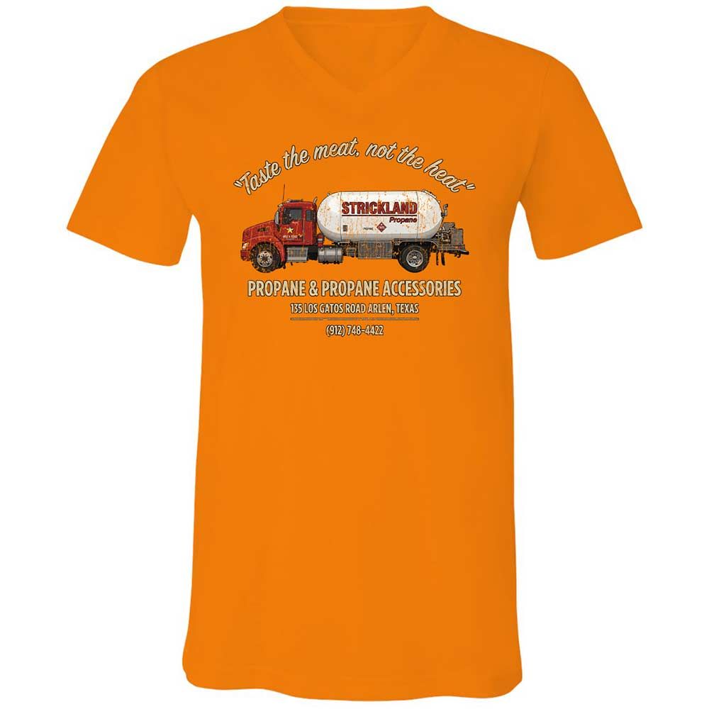 Unisex V-Neck T-Shirt - 2EKFUU34 - Orange - 12
