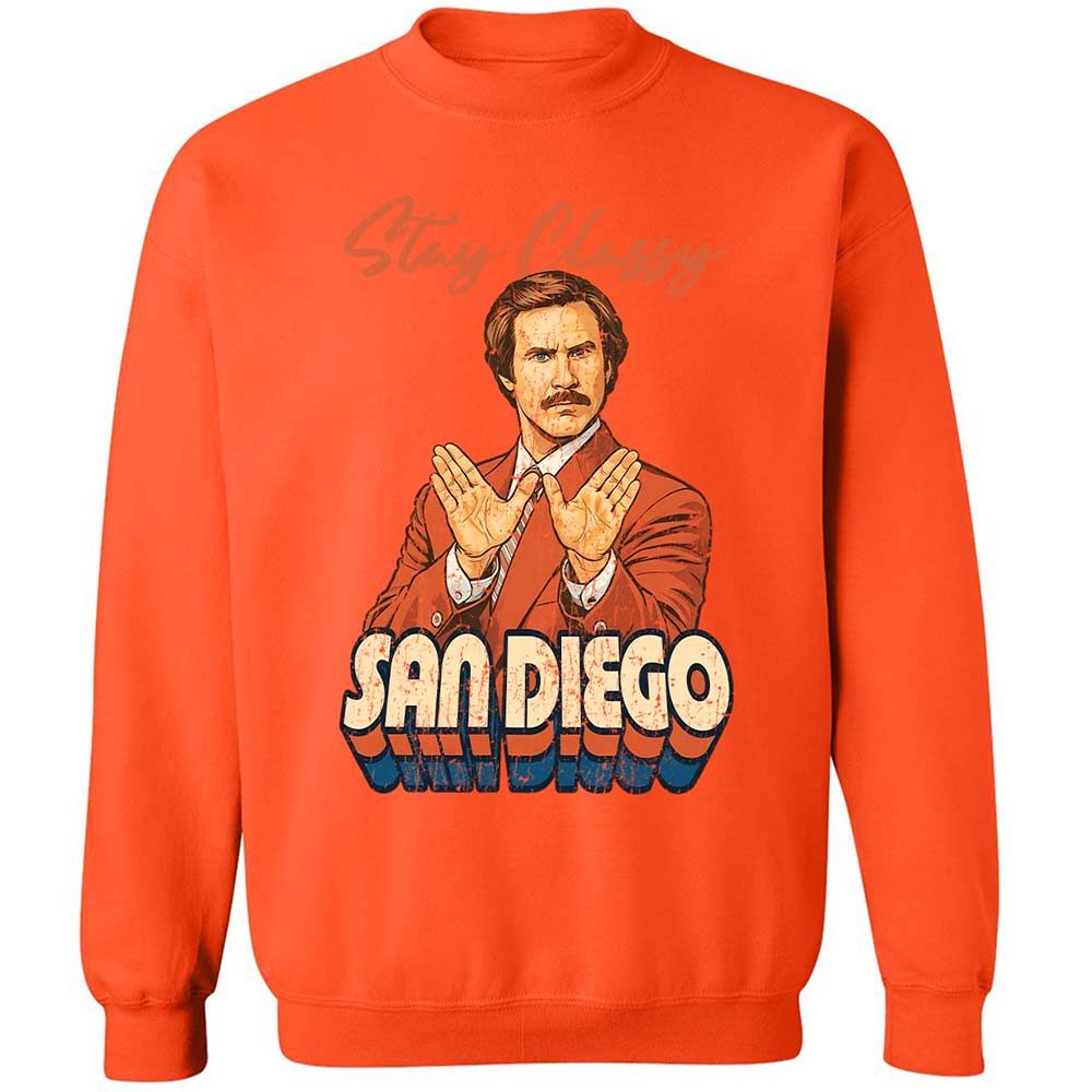 Classic Unisex Sweatshirt - RGX8N8GR - Orange - 12