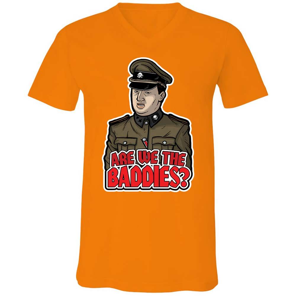 Unisex V-Neck T-Shirt - T4VSMETK - Orange - 12