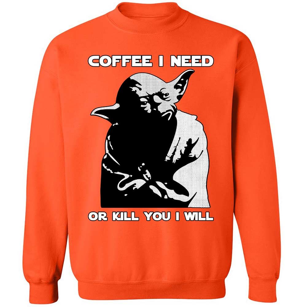 Coffee I Need - Orange - 12