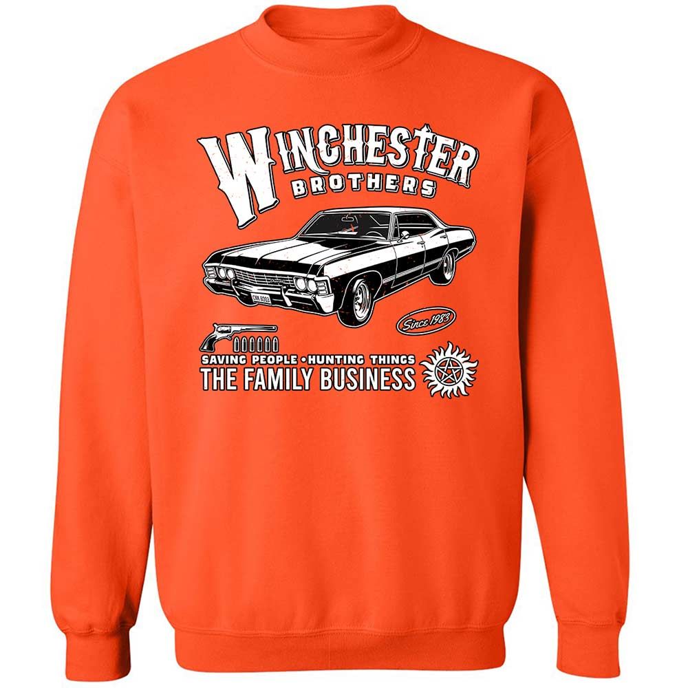 Classic Unisex Sweatshirt - ZZQQTLAB - Orange - 12