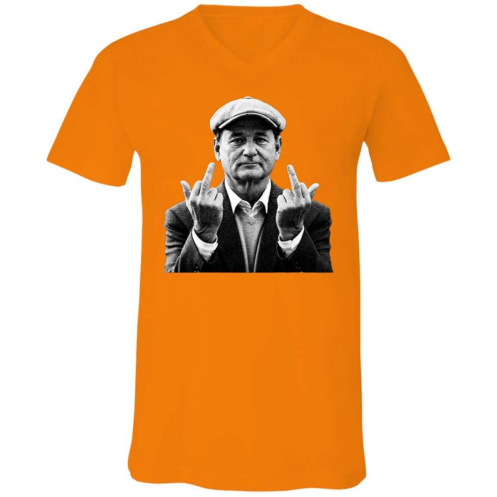 Bill Murray Middle Finger - Orange - 12