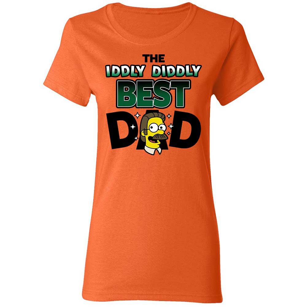 The Iddly diddly best dad - Orange - 12
