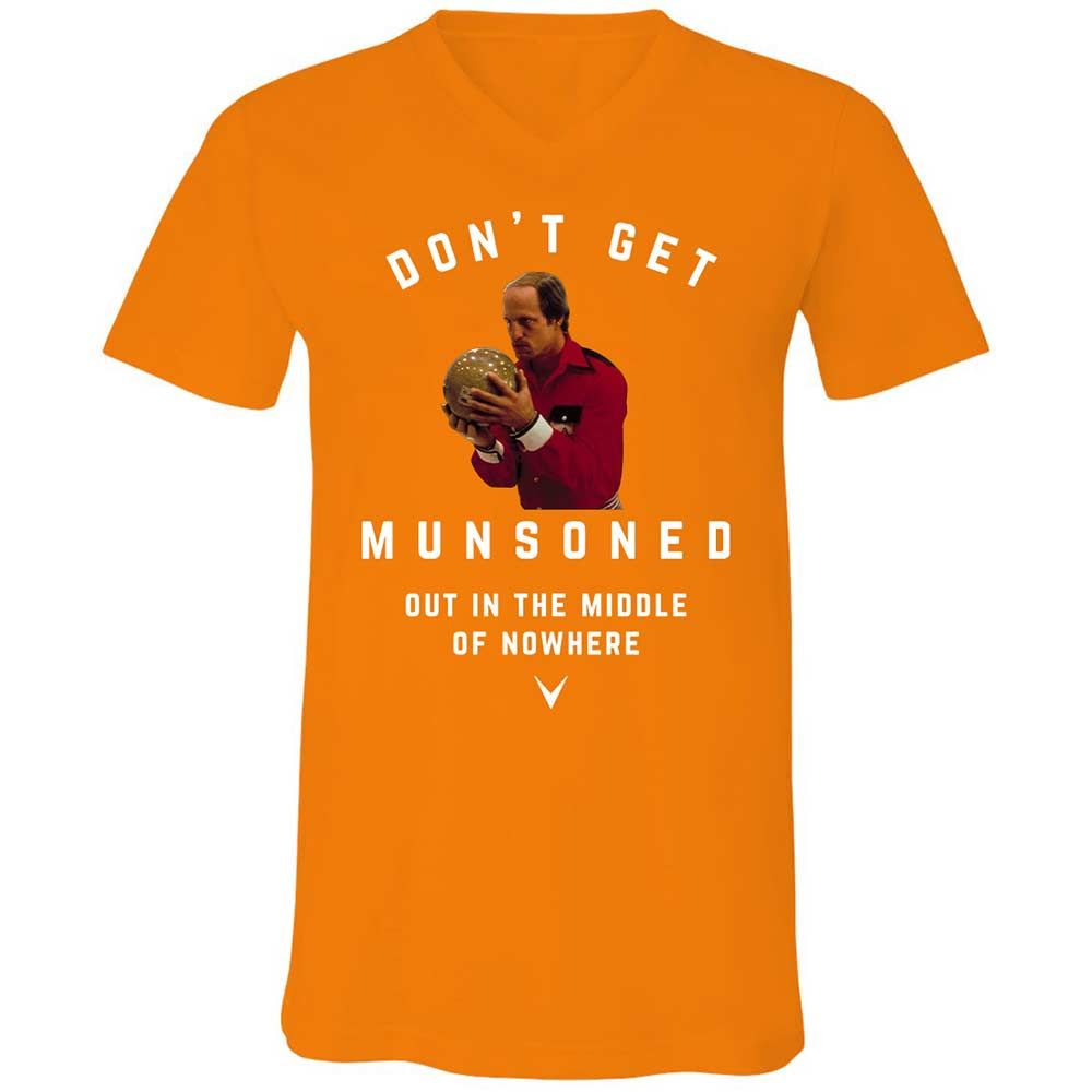 Unisex V-Neck T-Shirt - 5UAKZ5LN - Orange - 12