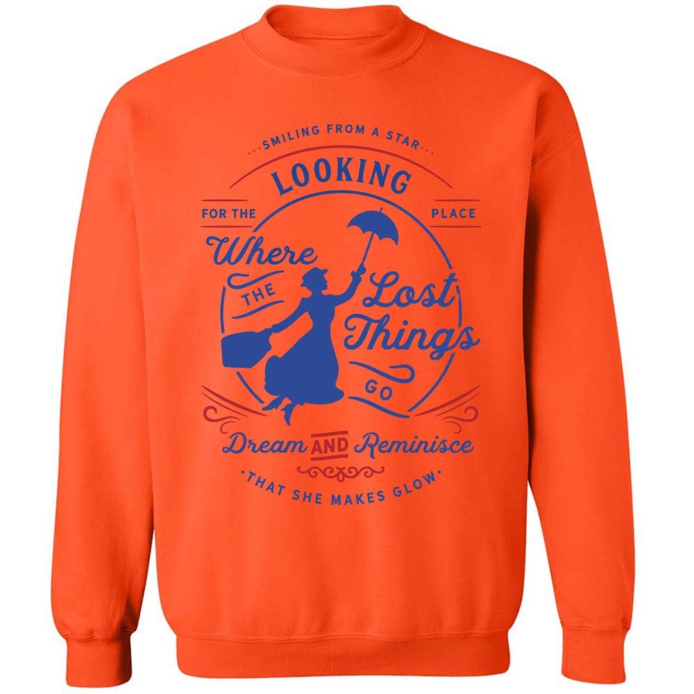 Classic Unisex Sweatshirt - YL8UM82D - Orange - 12