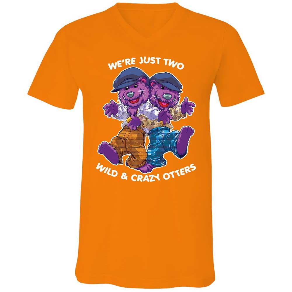 Two wild & crazy otters - Orange - 12
