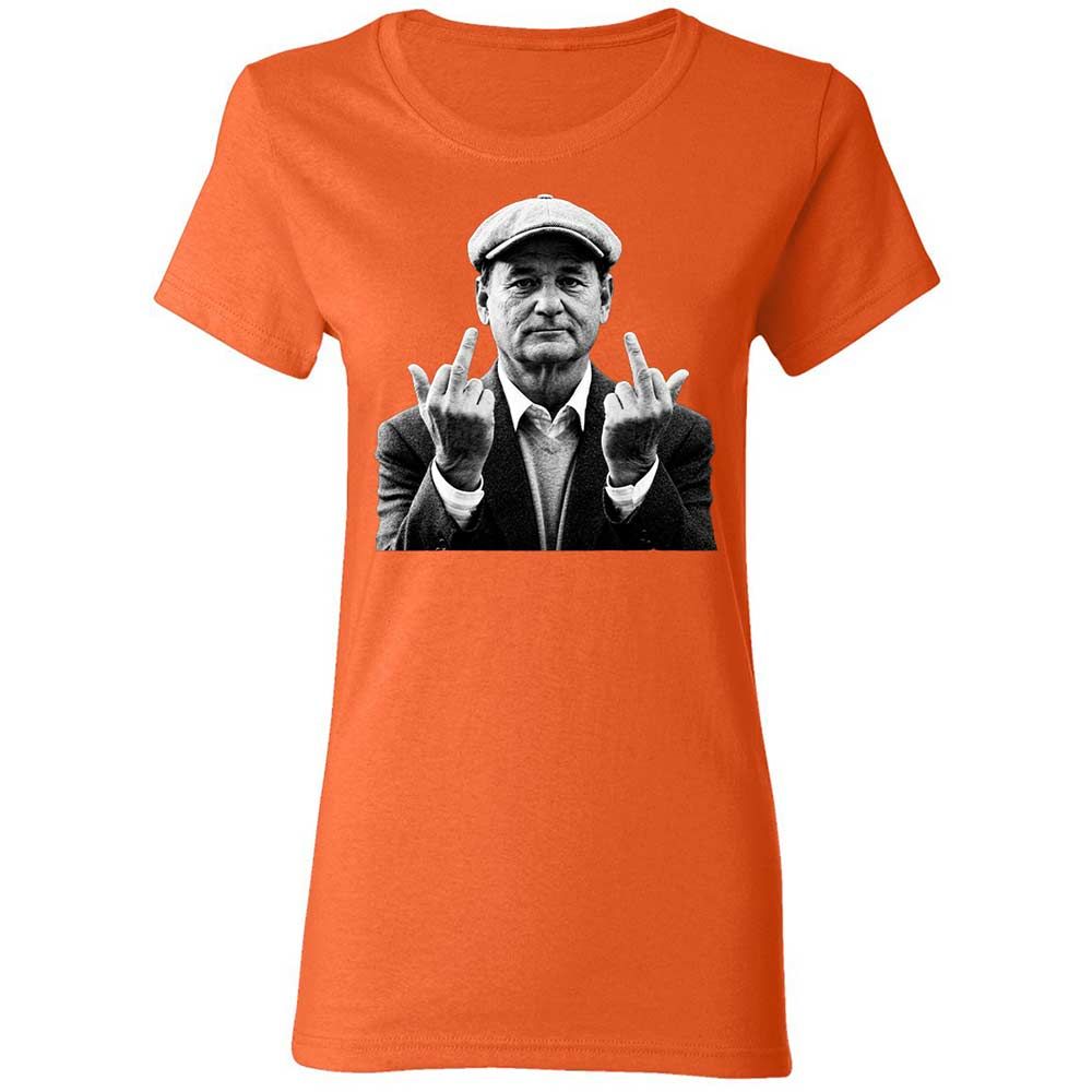 Bill Murray Middle Finger - Orange - 12