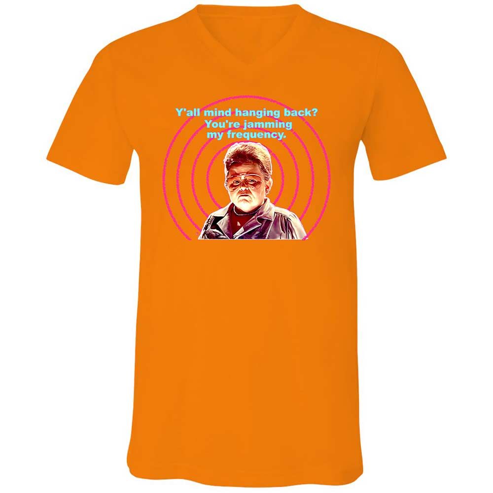 Unisex V-Neck T-Shirt - 1Q3HU76H - Orange - 12
