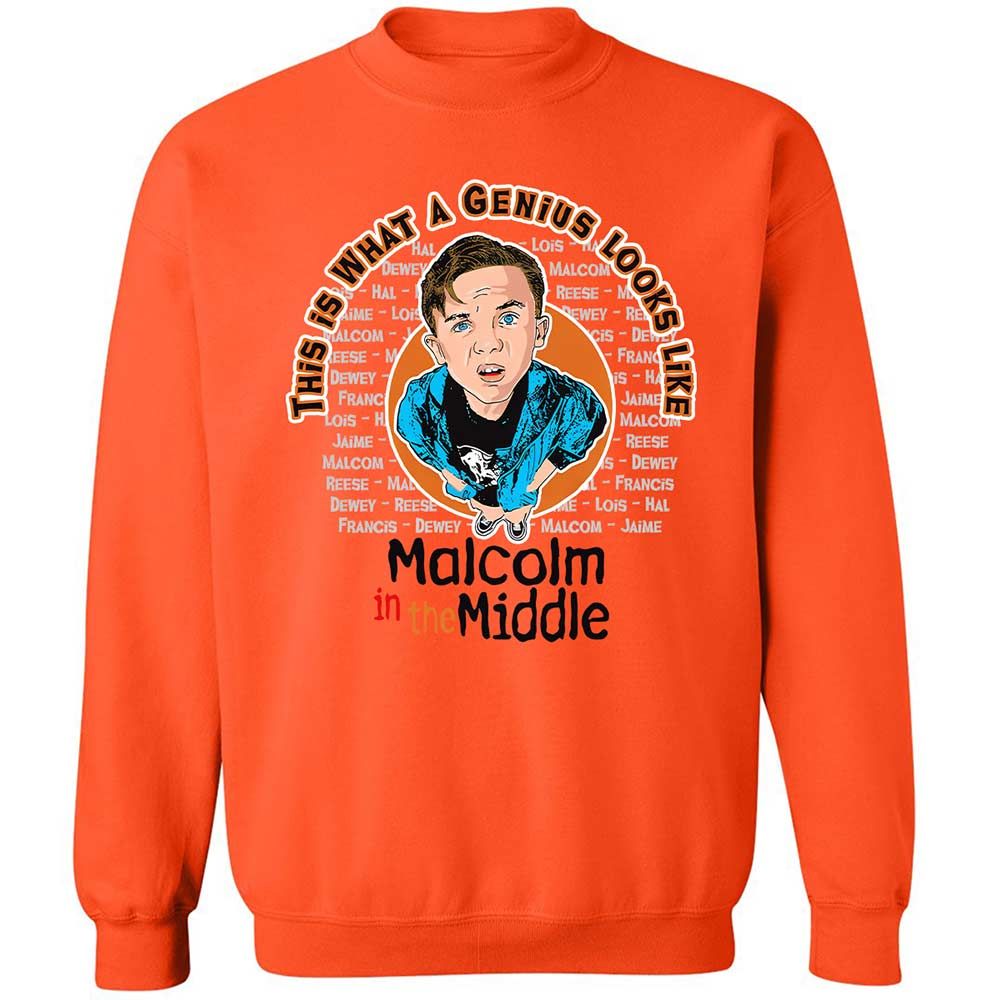 Classic Unisex Sweatshirt - X6PHFX34 - Orange - 12