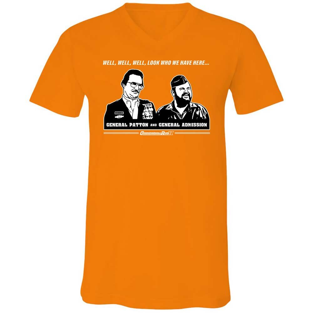 Unisex V-Neck T-Shirt - KND5NS4W - Orange - 12
