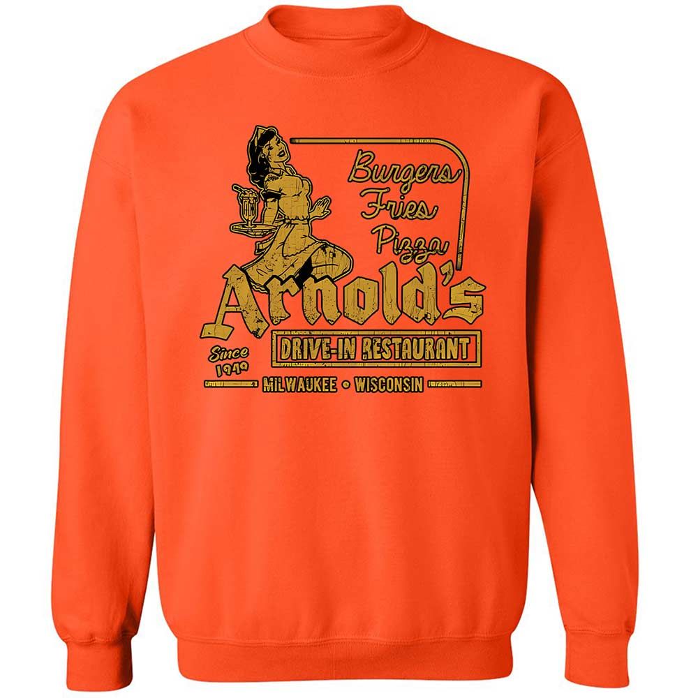 Classic Unisex Sweatshirt - VLFYXTDF - Orange - 12
