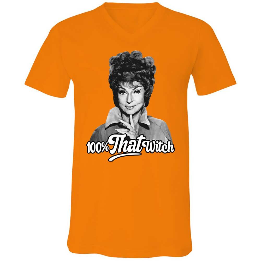Unisex V-Neck T-Shirt - UNXN1MCS - Orange - 12