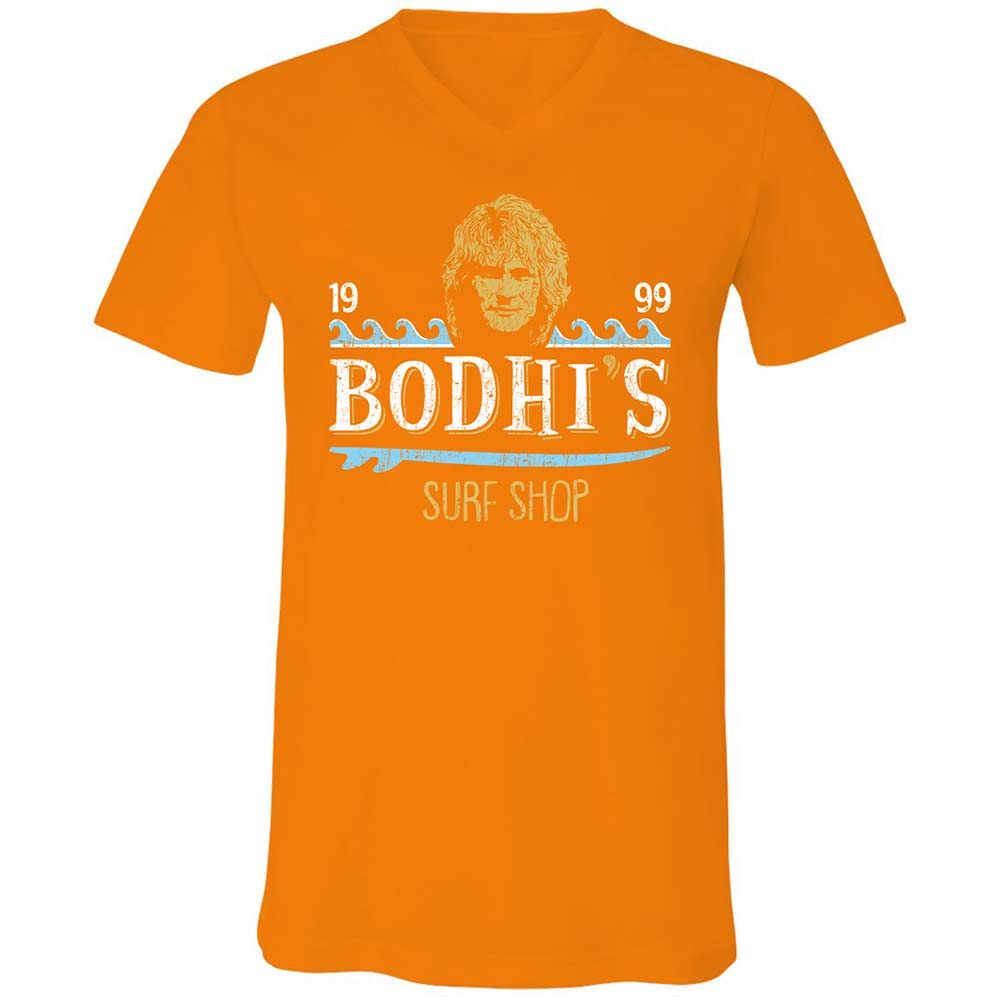 Unisex V-Neck T-Shirt - 1MEY3HEL - Orange - 12
