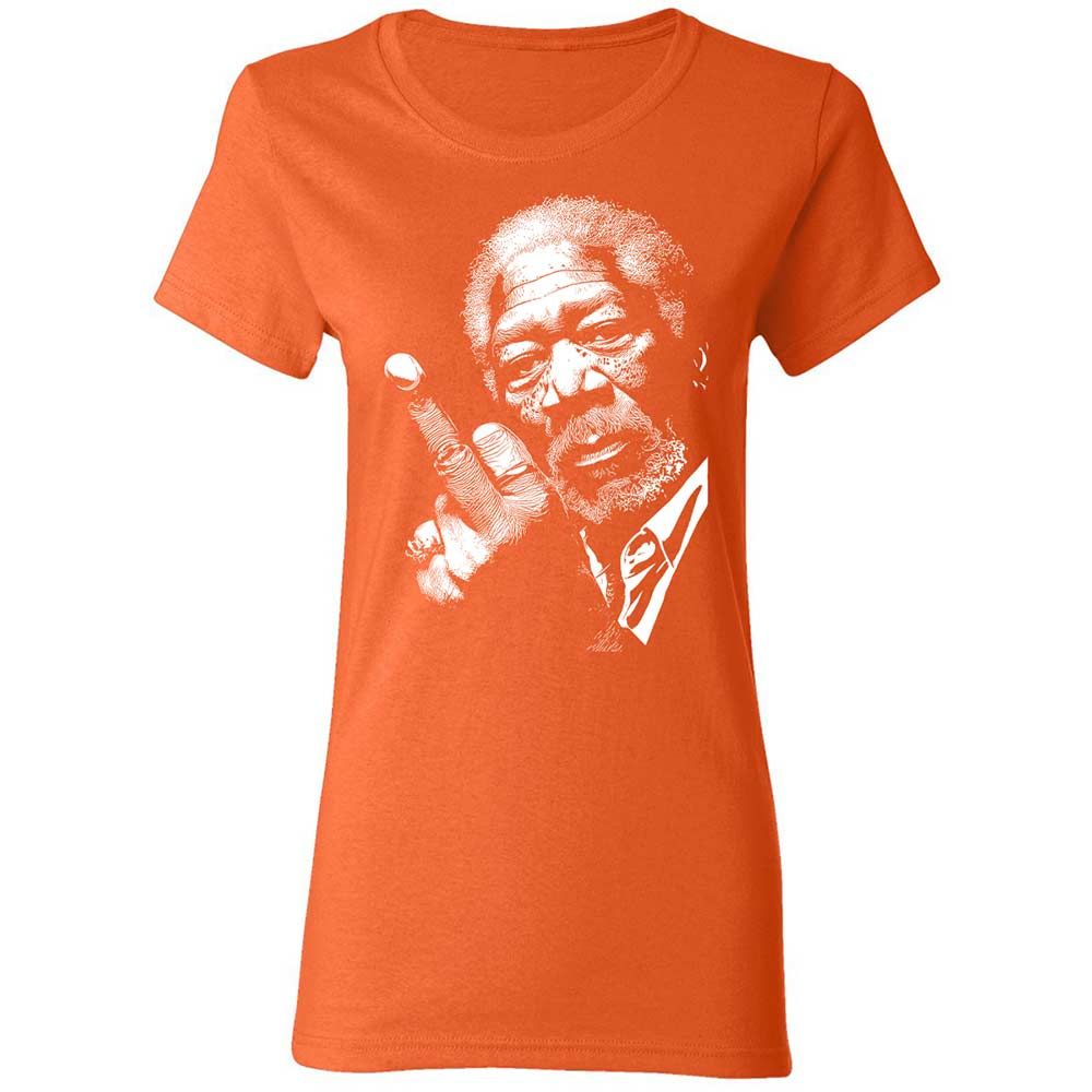 Morgan Freeman middle finger - Orange - 12