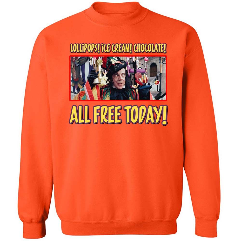 Classic Unisex Sweatshirt - QJV14LXJ - Orange - 12