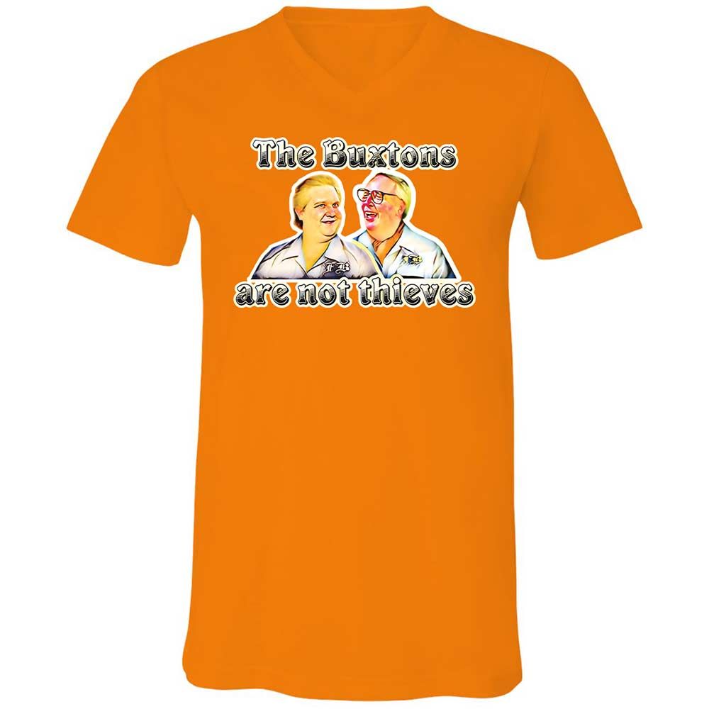 Unisex V-Neck T-Shirt - Z3MKLD1D - Orange - 12