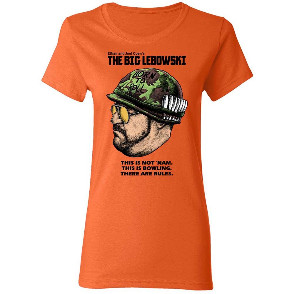 Women's T-Shirt - White - Orange - 12